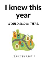 tiers pun New Year Card 32589 created by Little Niknak's