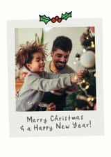 Personalised Christmas Photo Card created by Studio Doodles - Cute Personalised Photo Card / Christmas Card - Merry Christmas & A Happy New Year