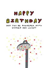 shower wishes Birthday Card 20974 created by The Eclectic Grumble