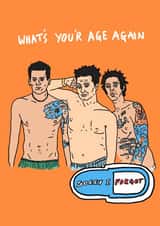 blink182 music Birthday Card 19116 created by Swazzdraws