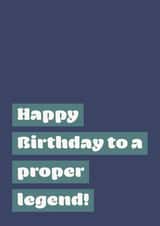 yorkshire typography Birthday Card 32078 created by DesignsByFKB