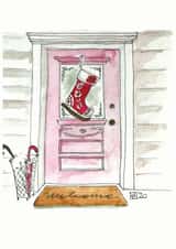 illustration stocking Card 46391 created by Paola Portello