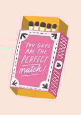 match couple Engagement & Marriage Card 20698 created by Nicky Laatz