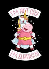 gay supergay Birthday Card 20986 created by SIMO 08