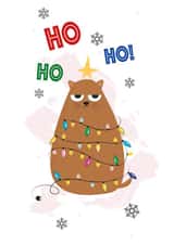 Animals Flake Christmas Card 46436 created by daminidesigns