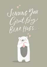bear hug Love & Friendship Card 45713 created by Nicky Laatz