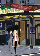 Snow Theatre Christmas Card 46462 created by Wayne Brant Images