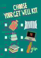 Choose your get well kit card created by Stonefoxes