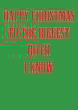 biggest bitch Christmas Card 37973 created by Martyn Greswolde