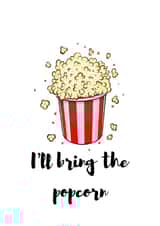 popcorn bring Congratulations Card 27180 created by Sirrahnais
