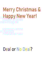 deal no deal Christmas Card 45467 created by Steve Brooks