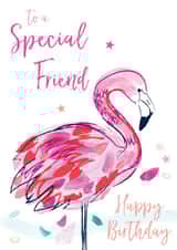 flamingo Animals Birthday Card 9588 created by Katie Phythian Design