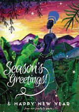 christmas afro Card 46501 created by Afro Caribbean Black Cards by @reignofronke