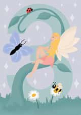 Fairy 3rd Birthday Card created by Nicki O'Donoghue Studio