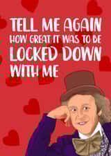 willy wonka Film/TV/Netflix Valentines Day Card 4169 created by The Cake Thief