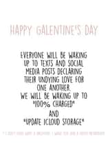 galentine waking Valentines Day Card 45210 created by Akeechi Design