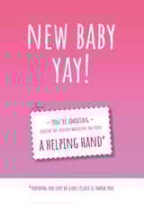 kindness voucher New Baby Card 13053 created by Lisa Jestico