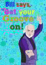 Bill Bailey strictly come dancing Birthday Card 20049 created by Frankie & Eric