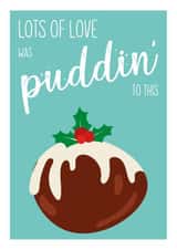 lots of love puddin Christmas Card 37940 created by Natasha Borg
