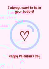 bubble heart Valentines Day Card 40752 created by @Payne Designs
