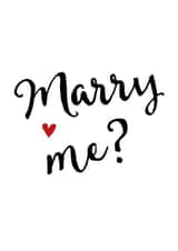 Marry me - wedding proposal created by Ginger Ink Design