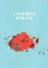 bean beans Anniversary Card 17039 created by Christine Hooper