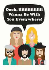 Oh I Wanna Be With You Everywhere - Valentines Card created by Studio Boketto