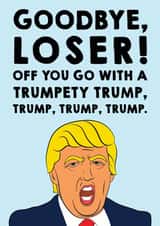 trump politics Good Luck Card 13954 created by Smudge & Splash