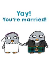 Yay you're married! created by Penguin Parade