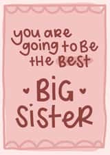 Cute new big sister card created by The Lyon's Den Graphics