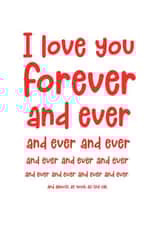 i love you love Valentines Day Card 42849 created by Wild Housecat Designs