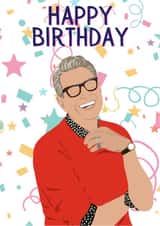 jeff goldblum Celebrity Birthday Card 13406 created by Swisa Creates