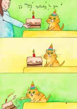 cake music Birthday Card 46637 created by Nicole Janes