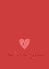 Love Heart Valentines Day Card 18622 created by Jade Deere