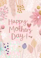 Classic Mothers Day Card - Mum - Flowers - Happy Mother's Day created by Two For Joy Illustration