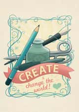 arty ink Card 3611 created by Catherine Satrun