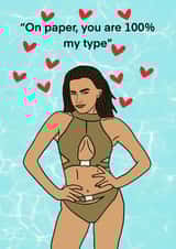 love island Film/TV/Netflix Valentines Day Card 46668 created by ItsWeezyDrawin