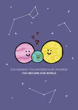 love space New Baby Card 18147 created by Holmes Design Co.