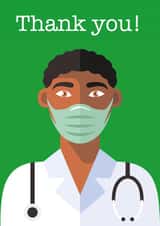 NHS Dr Thank You Card 39604 created by David Cockburn Designs