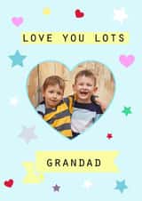 Personalised Father's Day Photo Card created by Marie Goodchild - grandad birthday Father's Day Personalised Photo Card 12179