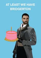 The Duke Bridgerton birthday card created by Nicola Jo