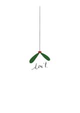 noel holly Christmas Card 38478 created by Letter V Prints