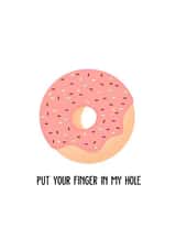 donut Doughnut Valentines Day Card 46704 created by Lana Walker