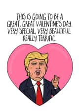 heart donald Valentines Day Card 45063 created by Jude Patla 
