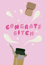 pop spray Congratulations Card 17330 created by Lindi Designs