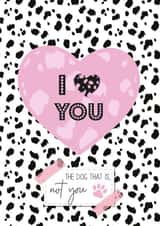 dalmation dog Valentines Day Card 41802 created by Diary of a Craft Girl