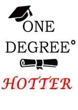 one degree Congratulations Card 21078 created by Bumblingideas