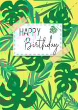 plant leaves Birthday Card 41803 created by Diary of a Craft Girl