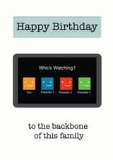 Netflix Birthday Card created by Blueberry Unicorns