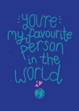 world universe Valentines Day Card 40563 created by Alice's Illustrations